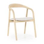 *WOONWINKEL* Eleonora Rayven Eetkamerstoel Wabi Sabi Naturel, Verzenden, Nieuw, Stof