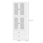 TRUUSK Keukenkast met Lade en Verstelbare Legplanken - Hoge, Verzenden, Nieuw