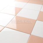 Wandtegel zalm roze glans 15x15 wandtegel tegeloutlet, Ophalen, Nieuw, 10 m² of meer, Wandtegels