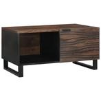 vidaXL Salontafel 80 x 50 x 40 cm - Massief Mangohout en, Verzenden, Nieuw, 50 tot 100 cm, Minder dan 50 cm