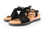 Gabor Sandalen in maat 41 Zwart | 10% extra korting, Verzenden, Zwart, Gabor, Sandalen of Muiltjes