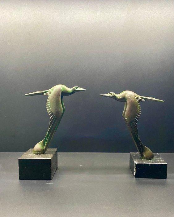 Max Le Verrier (1891-1973) - Max le Verrier - Boekensteunen, Antiek en Kunst, Kunst | Designobjecten