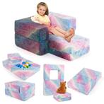 LIVSK 5-in-1 Modulaire Kinderbank met Kussen - Lichtgevende, Verzenden, Nieuw