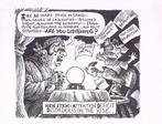 Pentekening Amerika - Toekomst in Irak (lijst optie), Antiek en Kunst, Verzenden
