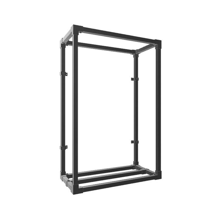 Haardhout opslag Falun Solo| Zwart 25x25 mm | Vloer | DIY va, Tuin en Terras, Haardhout, Ophalen of Verzenden