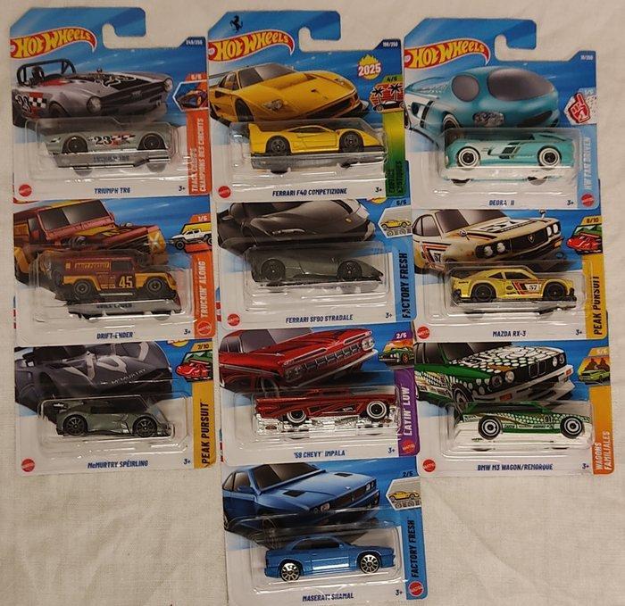 Mattel, Hot Wheels 1:64 - Modelauto (10) - Hot weels/Mattel, Hobby en Vrije tijd, Modelauto's | 1:5 tot 1:12