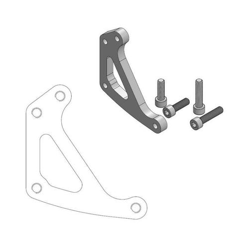 Motomaster Racing 320mm Remklauwadapter Husqvarna 2006-2010, Motoren, Onderdelen | Overige, Ophalen of Verzenden