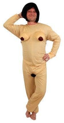 Naakt kostuum vrouw Adam zoekt Eva, Kleding | Heren, Carnavalskleding en Feestkleding, Nieuw, Ophalen of Verzenden