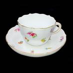 Meissen - Coffee/Tea Cup and Saucer (2 pcs) -Scattered