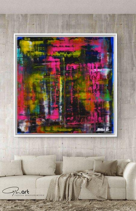 Parscha Mirghawameddin - The Garden Of Illusions - XXL, Antiek en Kunst, Kunst | Schilderijen | Modern