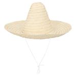 Sombrero Naturel 49cm, Verzenden, Nieuw