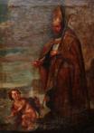 Escuela Española (XVIII) - San Agustín meditando sobre el