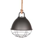 LABEL51 - Hanglamp Korf | M - Burned Steel Metaal - Naturel, Huis en Inrichting, Lampen | Hanglampen, Minder dan 50 cm, Nieuw