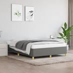 Bedframe 140x190 Donkergrijs - Retourdeal - 35% Korting!, Huis en Inrichting, Slaapkamer | Bedden, Nieuw, Twijfelaar, 140 cm, 190 cm of minder
