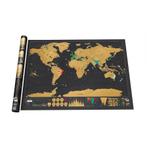 Wereldkaart - Landkaart - Kraskaart - Kras Poster Wereld Rei, Verzenden, Nieuw