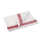 Glasdoek 75x50cm, rood, Verzenden