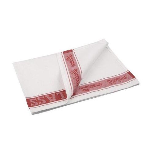 Glasdoek 75x50cm, rood, Zakelijke goederen, Horeca | Overige, Verzenden