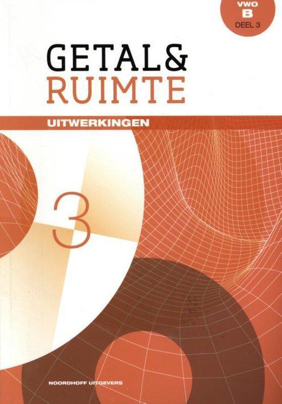 Getal ampamp Ruimte vwo B deel 3 uitwerkingen 9789001842499, Boeken, Studieboeken en Cursussen, Zo goed als nieuw, Verzenden