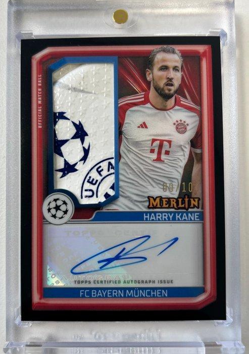 2023/24 Topps Merlin Harry Kane 9/10 Gesigneerde kaart,, Verzamelen, Stickers