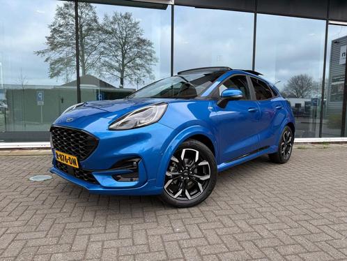 Zakelijke Lease |  Ford Puma 1.0 EcoBoost 155pk Hybrid ST-Li, Auto's, Ford, Dealer onderhouden, Lease, Zwart, Handgeschakeld, SUV of Terreinwagen