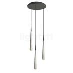 Grau Niceone Hanglamp LED Cluster - 3-lichts, aluminium/brui, Huis en Inrichting, Lampen | Hanglampen, Verzenden, Nieuw