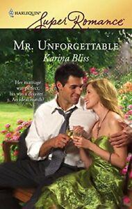Mr. Unforgettable (Harlequin Super Romance) By Karina Bliss, Boeken, Romans, Zo goed als nieuw, Verzenden