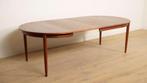 Vintage ronde eettafel | uitschuifbaar | teak, Ophalen of Verzenden, Nieuw