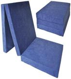 Compact Opvouwbaar Campingmatras Navy Blue - 195x80x15 cm..., Huis en Inrichting, Slaapkamer | Matrassen en Bedbodems, Ophalen of Verzenden