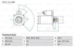 Startmotor / Starter FORD B-MAX (1.4,1.4 LPG,1.6 Ti), Auto-onderdelen, Motor en Toebehoren, Ophalen of Verzenden, Nieuw