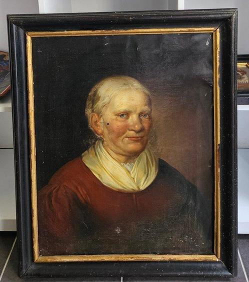 Österreichisch Schule (XIX) - Portrait einer Dame, Antiek en Kunst, Kunst | Schilderijen | Klassiek
