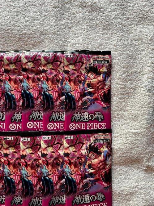 Bandai - 15 Booster pack - One Piece - X15 OP-11 A Fist of, Hobby en Vrije tijd, Verzamelkaartspellen | Overige
