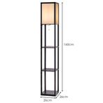 3-laags vloerlamp plank moderne vloerlamp vloerlamp hout