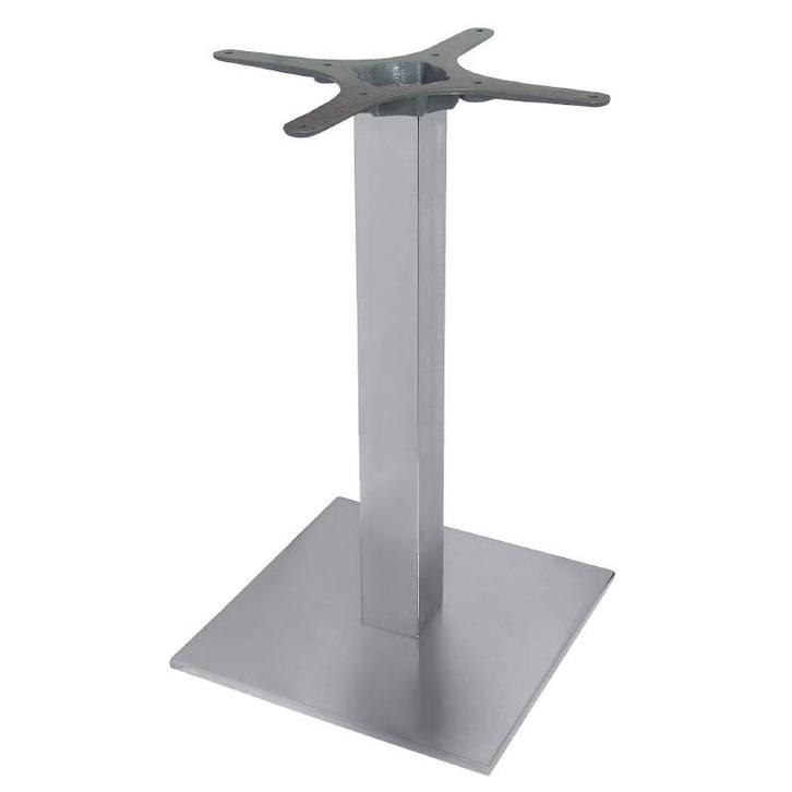 Tafelpoot RVS - vierkant - 72cm, Zakelijke goederen, Horeca | Keukenapparatuur, Nieuw in verpakking, Verzenden