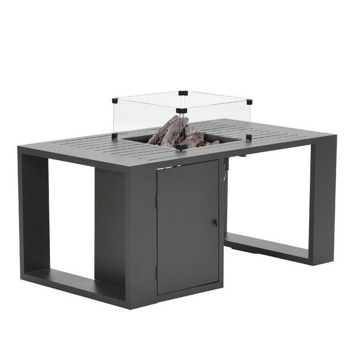 Cozy Living sfeerhaard Sines 130x70xH48 cm antraciet, Tuin en Terras, Terrasverwarmers, Nieuw, Ophalen of Verzenden