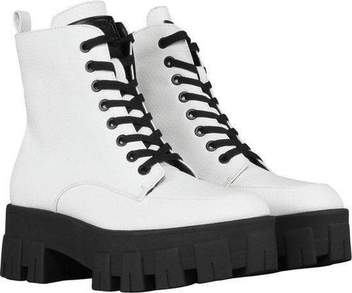 Guess - Vesna Stivaletto Bootie - 40 - Wit - Vrouwen, Kleding | Dames, Schoenen, Verzenden