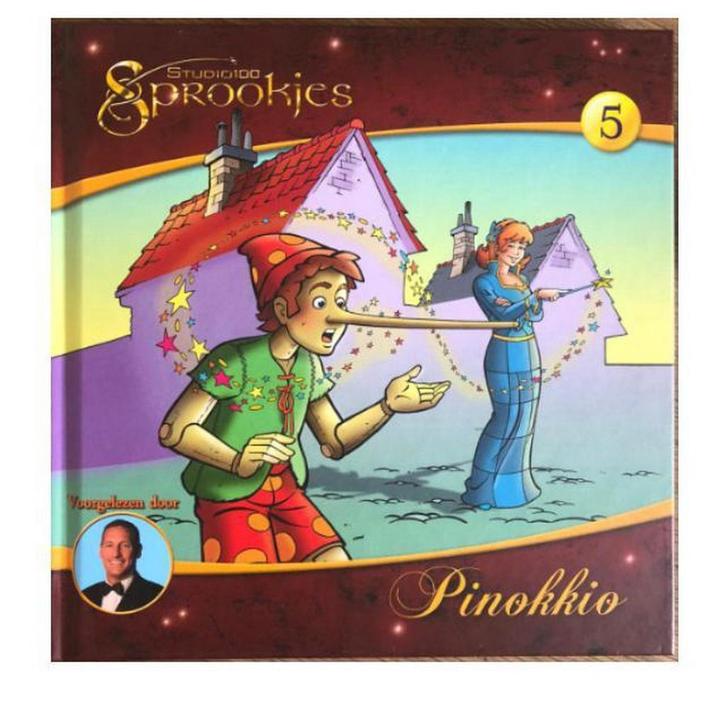 pinokkio sprookjes luister CD met boek 20 x 20 cm, Boeken, Kunst en Cultuur | Beeldend, Zo goed als nieuw, Verzenden