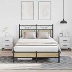 vidaXL Bedframe zonder matras hout sonoma eikenkleurig, Bruin, Verzenden, Nieuw, 190 cm of minder