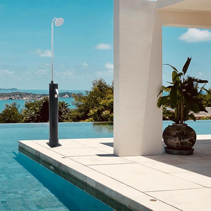 Buitendouche Ampend solardouche met 18 L tank zwart casa.pro, Tuin en Terras, Overige Tuin en Terras, Verzenden