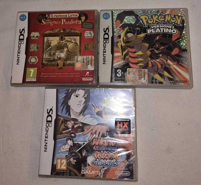 Nintendo - DS - pokemon, professor layton e naruto nintendo, Spelcomputers en Games, Spelcomputers | Overige Accessoires