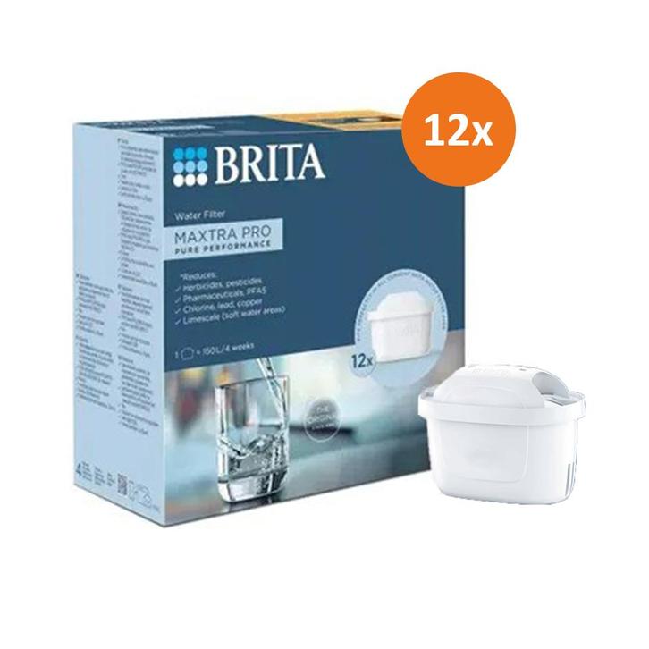 BRITA MAXTRA PRO Pure Performance Waterfilters 12-pack –, Witgoed en Apparatuur, Onderdelen en Toebehoren, Verzenden