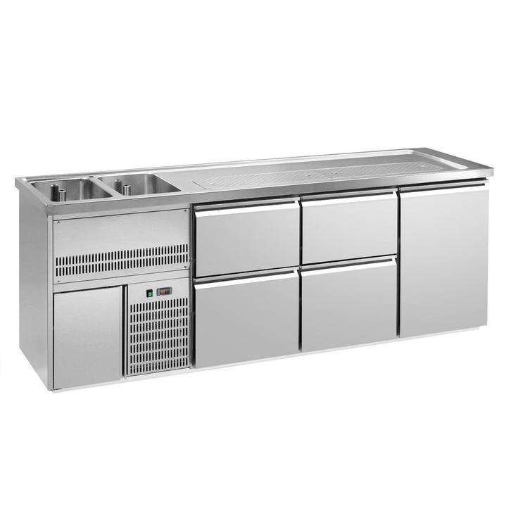 GGM Gastro | Biertoonbank Premium PLUS - 2500x700mm - 1 deur, Zakelijke goederen, Horeca | Meubilair en Inrichting, Nieuw in verpakking