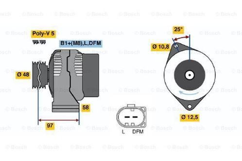 Dynamo / Alternator MG MGF (1.8 i 16V,1.6,1.8 i VVC,1,8 i..., Auto-onderdelen, Motor en Toebehoren, Nieuw, Ophalen of Verzenden