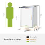 TRUUSK Stalen Gereedschapshuis - Afsluitbare Tuinkast - Less, Verzenden, Nieuw