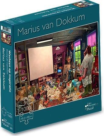 Marius van Dokkum - Wachten op Inspiratie Puzzel (1000, Hobby en Vrije tijd, Denksport en Puzzels, Nieuw, Verzenden