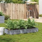 vidaXL Plantenbak 150x50 cm massief grenenhout grijs, Tuin en Terras, Bloembakken en Plantenbakken, Verzenden, Nieuw, Hout