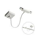 I voeding met vierkante montageplaat voor 1-fase rail wit -, Huis en Inrichting, Nieuw, Overige materialen