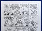 Peyo - 1 Offset Print - Les Schtroumpfs - Les Schtroumpfs, Boeken, Nieuw