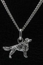 Zilveren Welsh springer spaniel met staart ketting hanger..., Verzenden, Nieuw