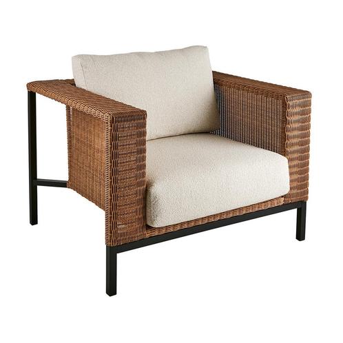 *WOONWINKEL* Brafab Shell Rotan Loungeset Fauteuil Olefin Te, Tuin en Terras, Tuinsets en Loungesets, Nieuw, Verzenden