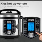 2dekans | Savoré Kitchen Pressure Cooker – 6L – PFAS Vrij –, Ophalen of Verzenden